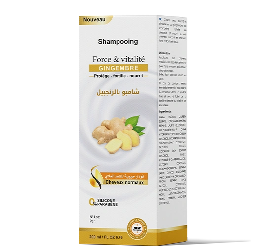 Shampooing au gingembre