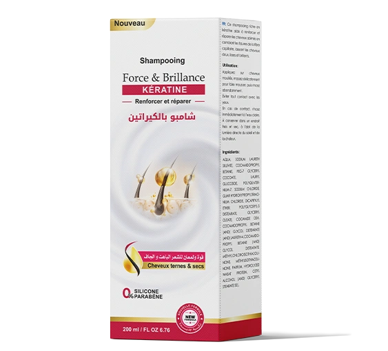 Shampooing à la kératine